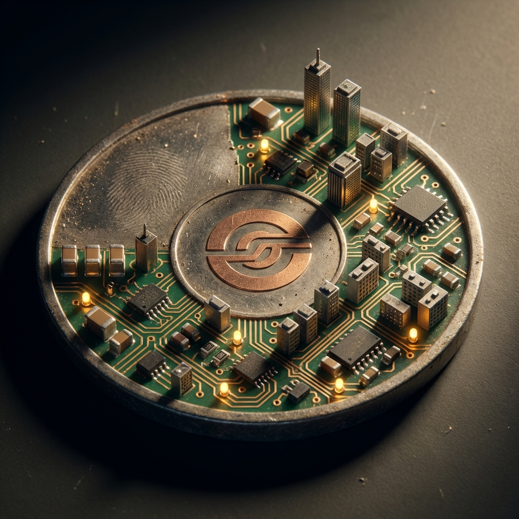 Circuit Board Seoul Metro Token