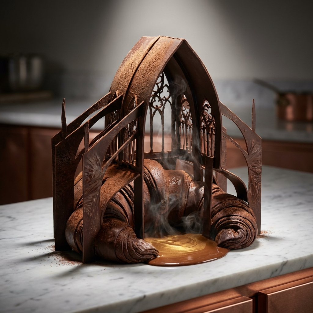Gothic Chocolate Croissant