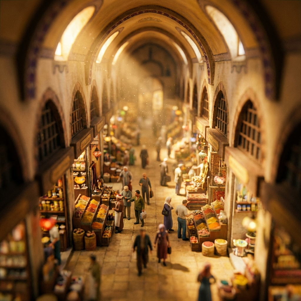 Miniature Istanbul Bazaar