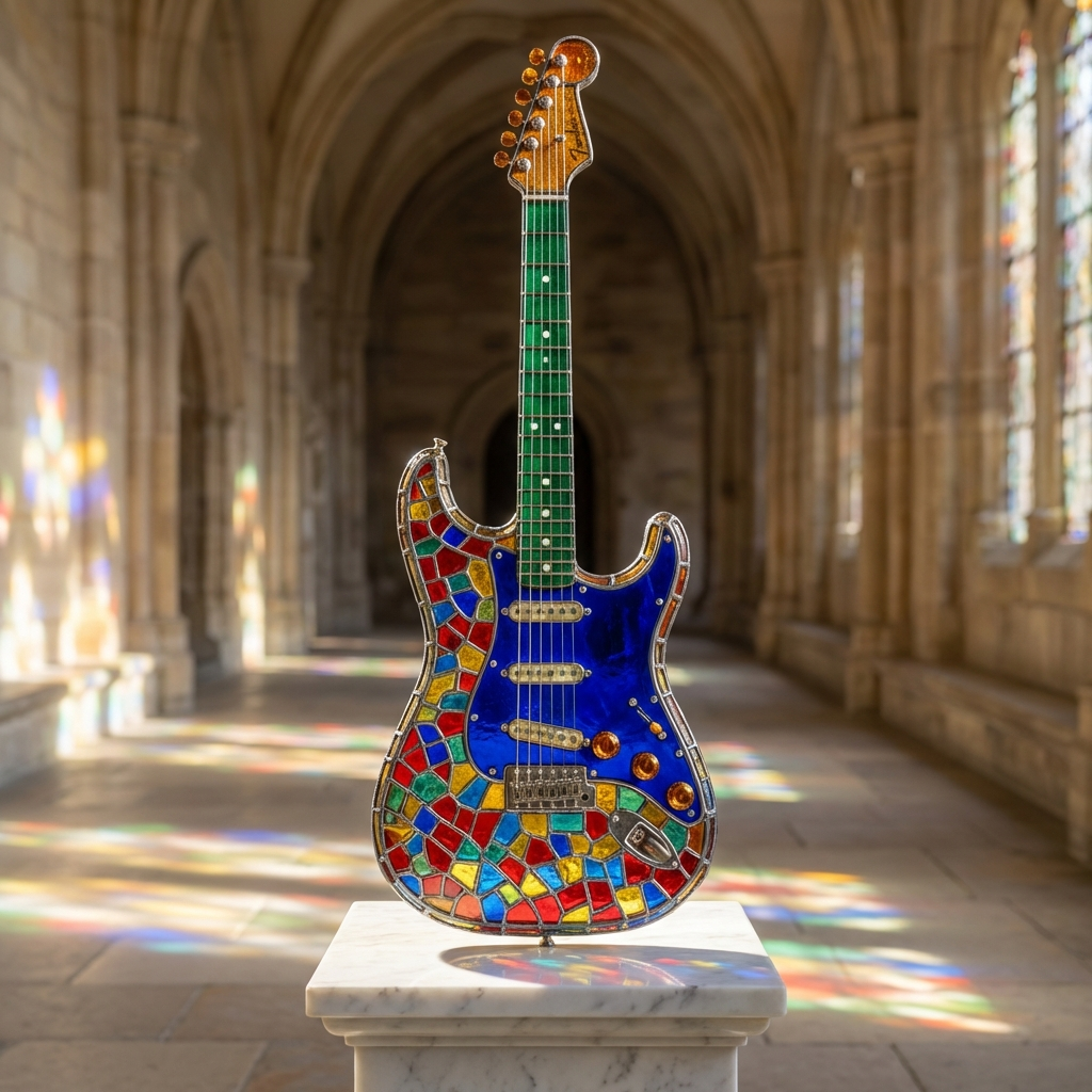 Stained Glass Stratocaster