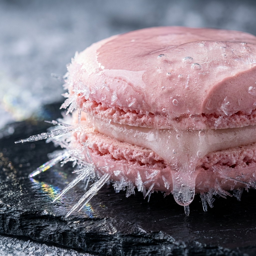 Frozen Macaron Crystals