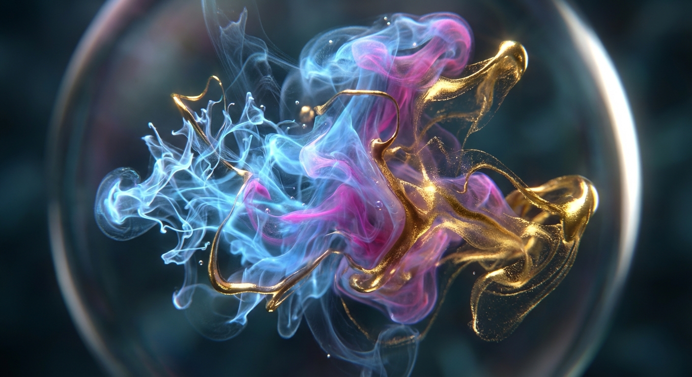 Auric Genesis: A Microscopic Nebula