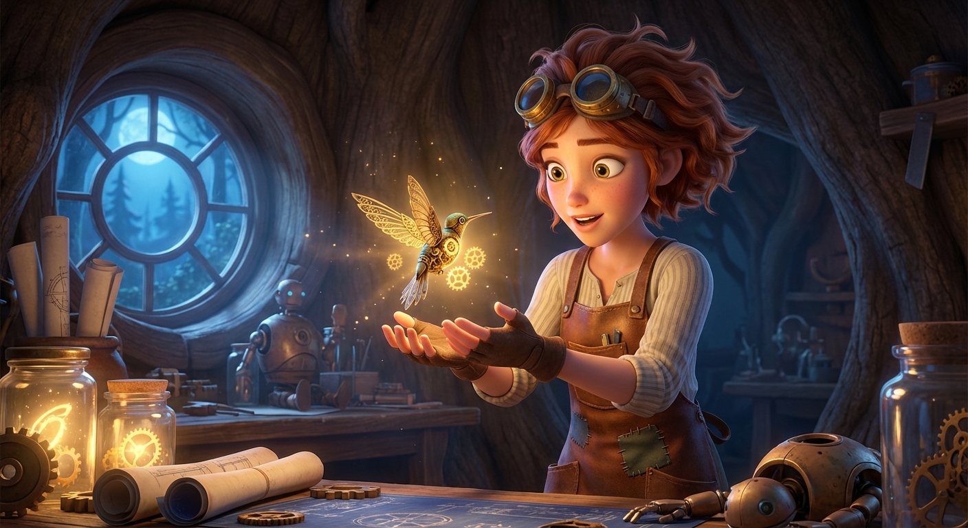 The Clockwork Fledgling's First Light