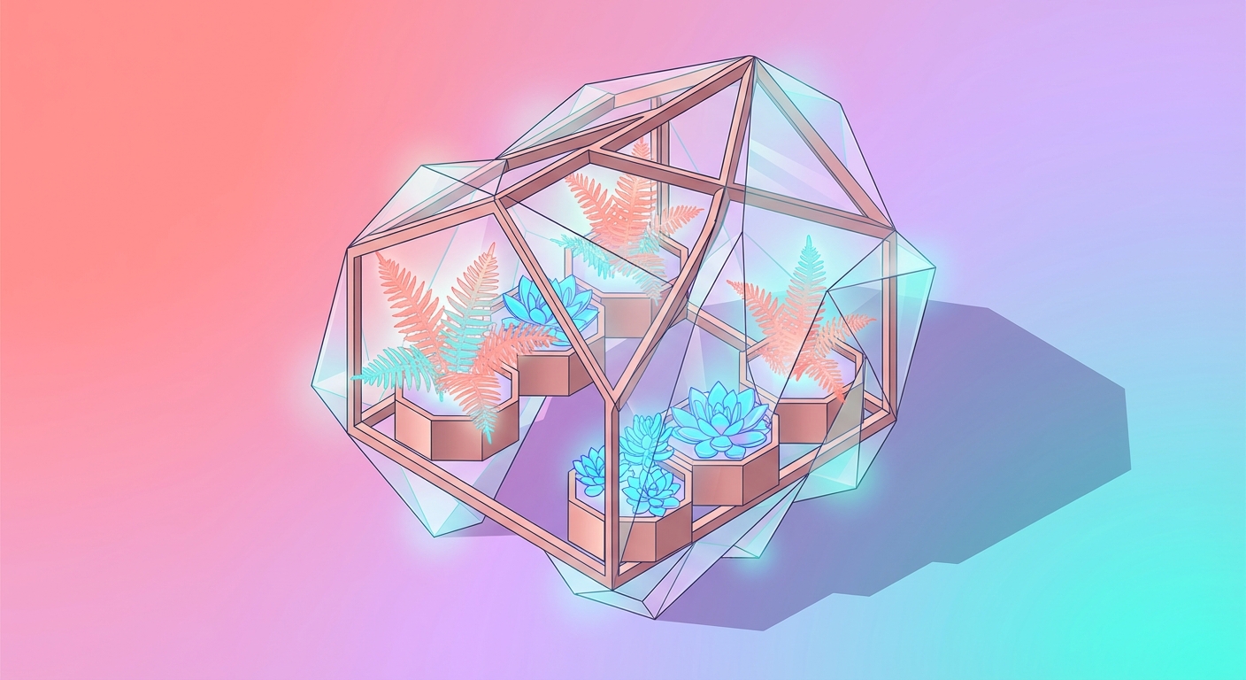 The Suspended Rose-Gold Eden