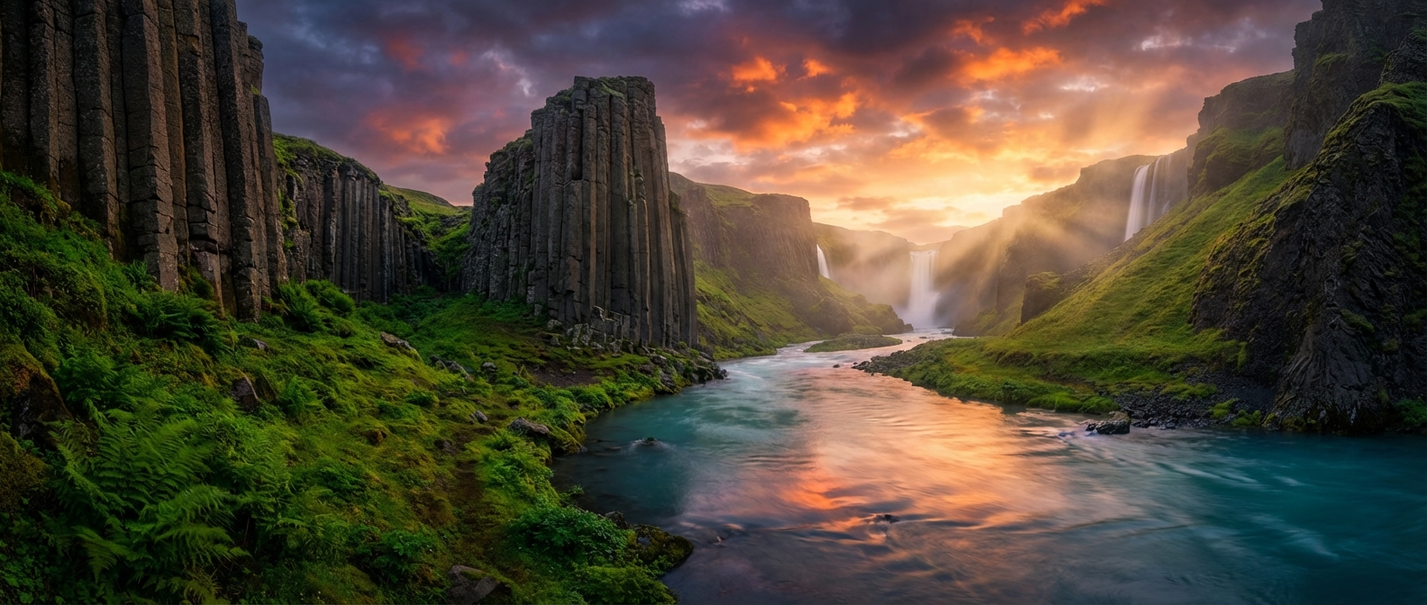 Basalt Cathedral at the Edge of Time