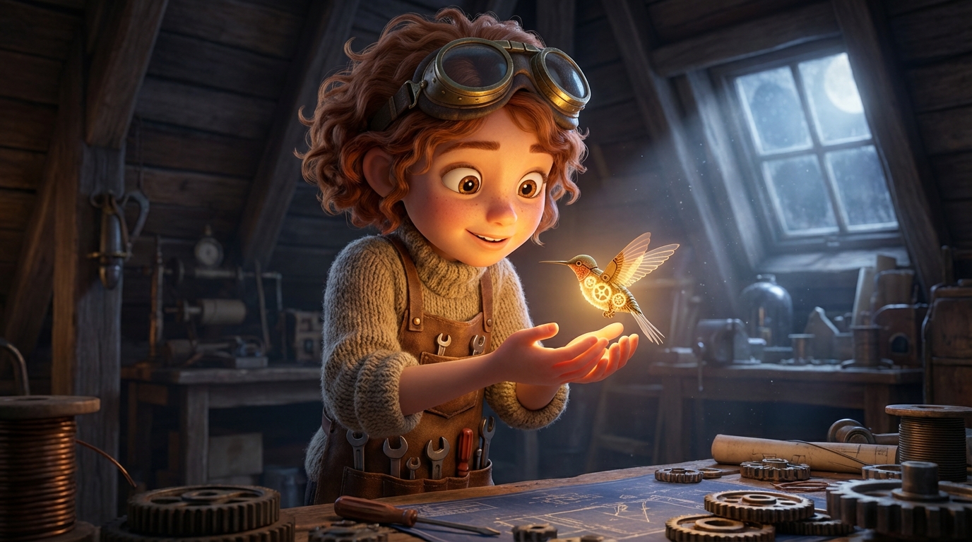 The Clockwork Inventor's First Spark