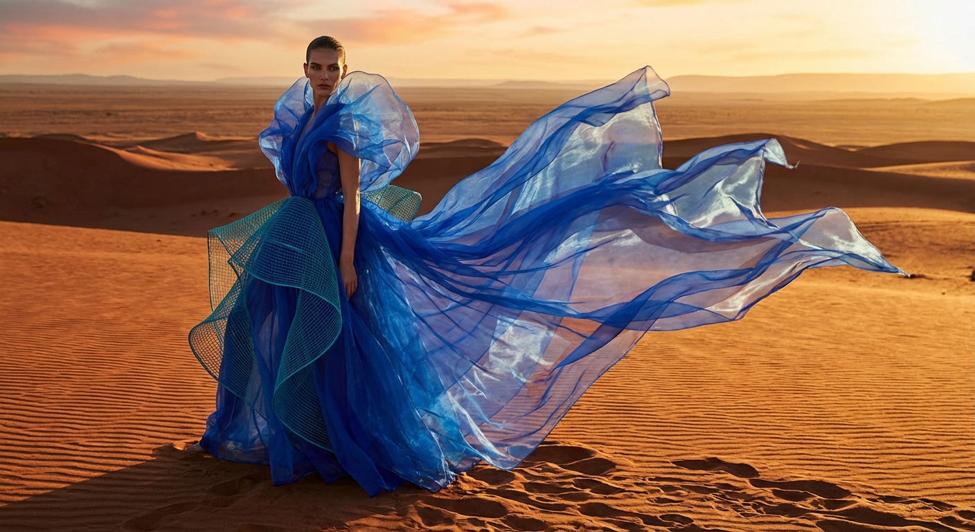 Cerulean Storm over Namib