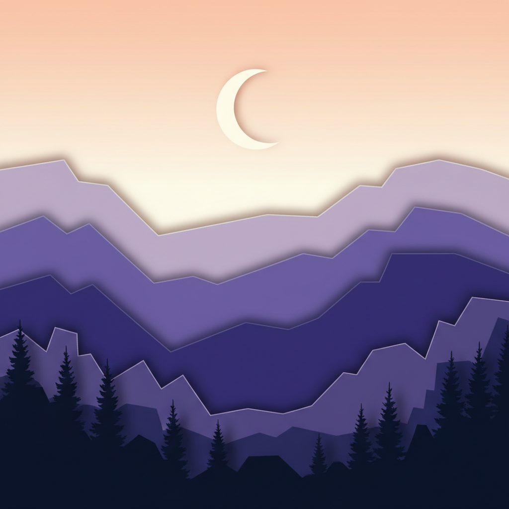 Twilight in the Paper Peaks