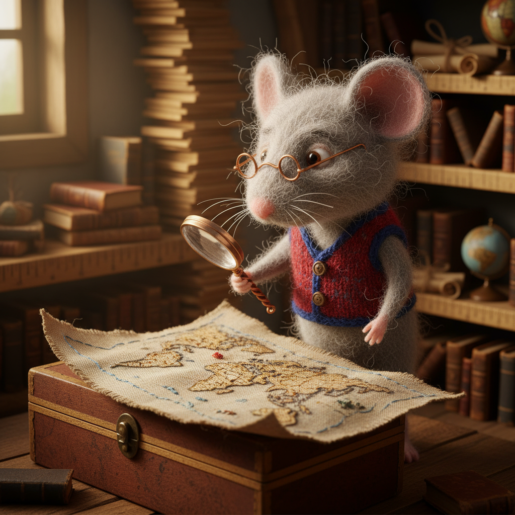 The Woolen Cartographer's Study