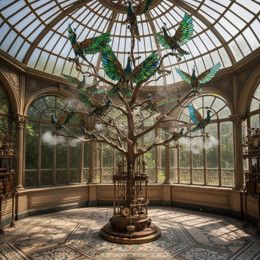 The Chromatic Aviary: A Steampunk Symphony