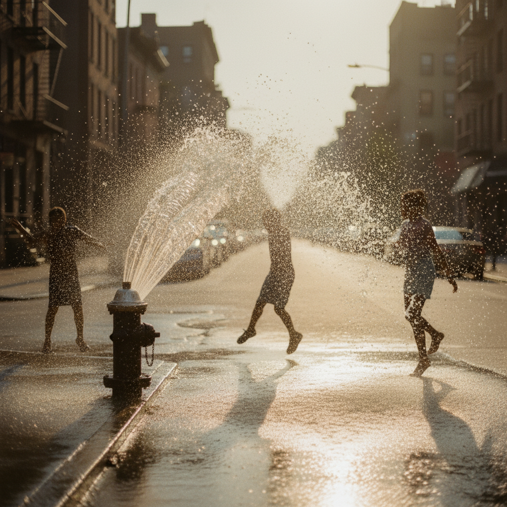 Asphalt Oasis: The Hydrant's Prism