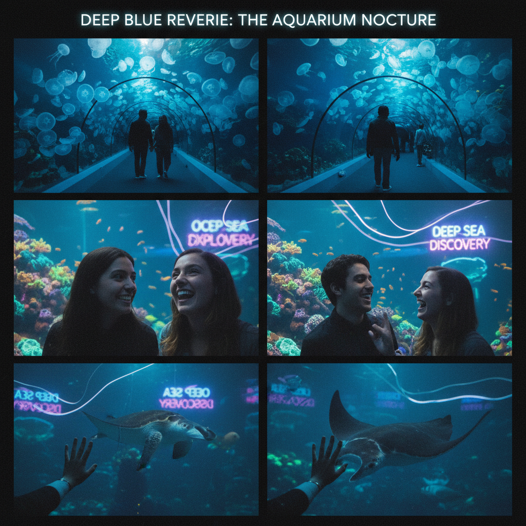 Deep Blue Reverie: The Aquarium Nocturne