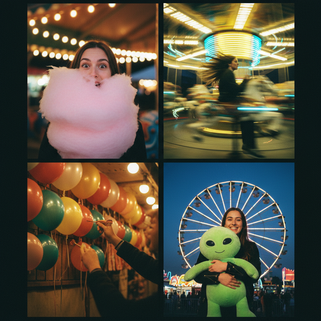 Whimsical Midway: The Carnival Twilight