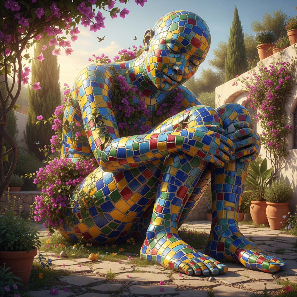 The Ceramic Guardian of the Mediterranean Garden