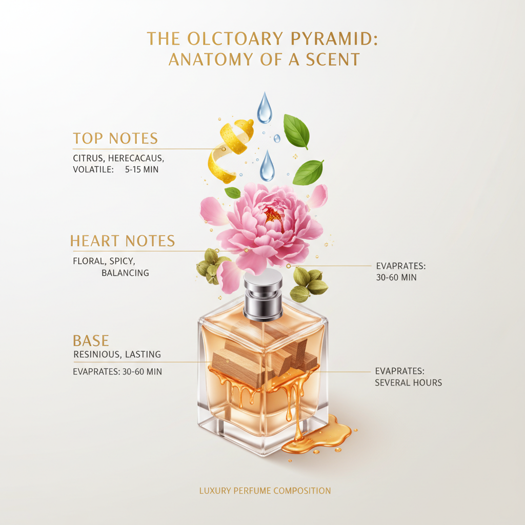 The Olfactory Pyramid: Anatomy of a Scent