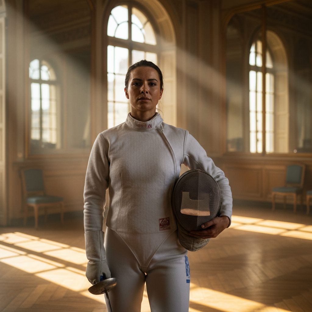 Golden Hour Fencer