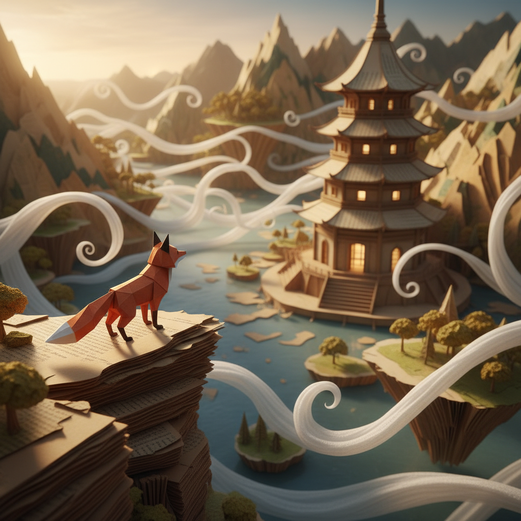 The Origami Odyssey: Valley of the Folded Winds