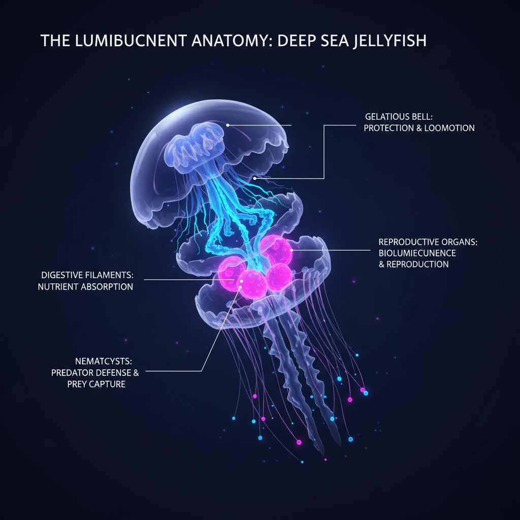 The Luminescent Anatomy: Deep Sea Jellyfish