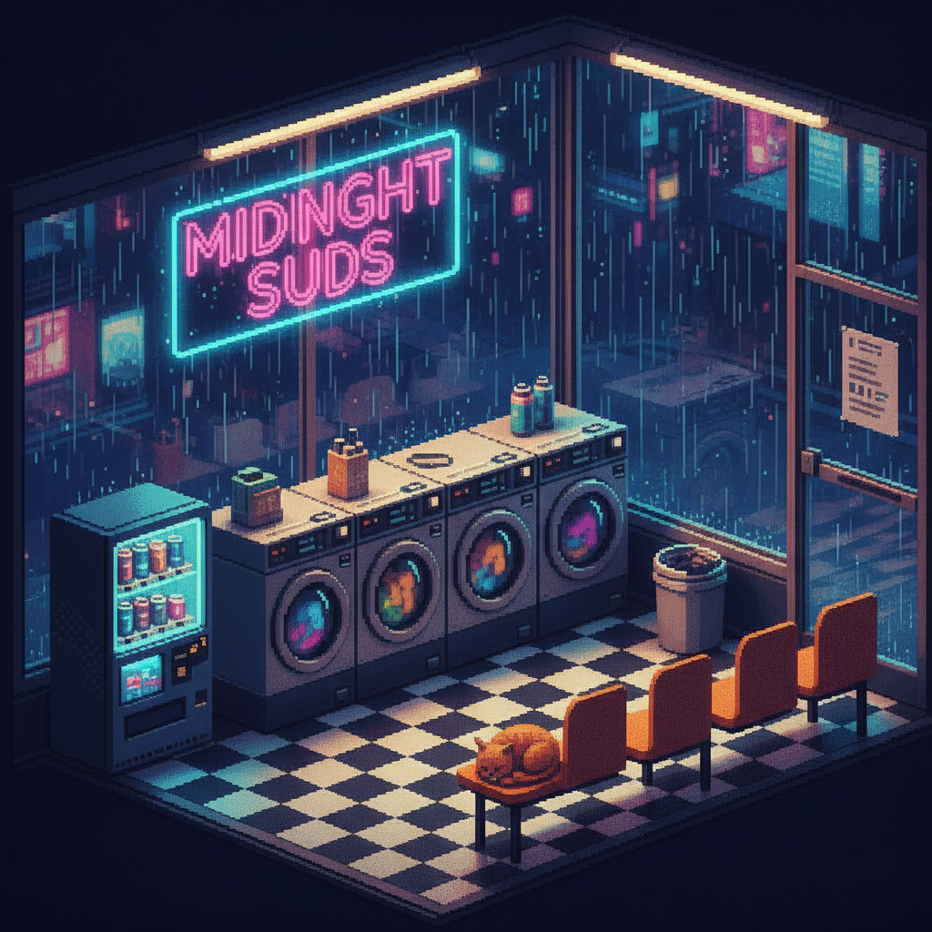 Midnight Suds: The Neon Laundromat