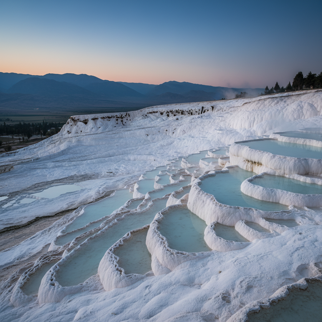 Twilight Travertine Cascade