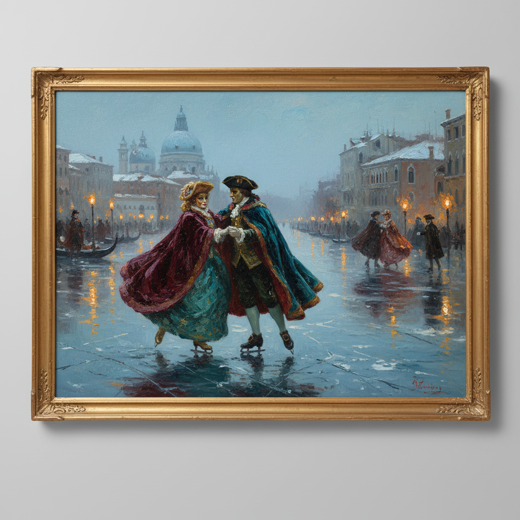 The Frozen Masquerade: Winter on the Grand Canal