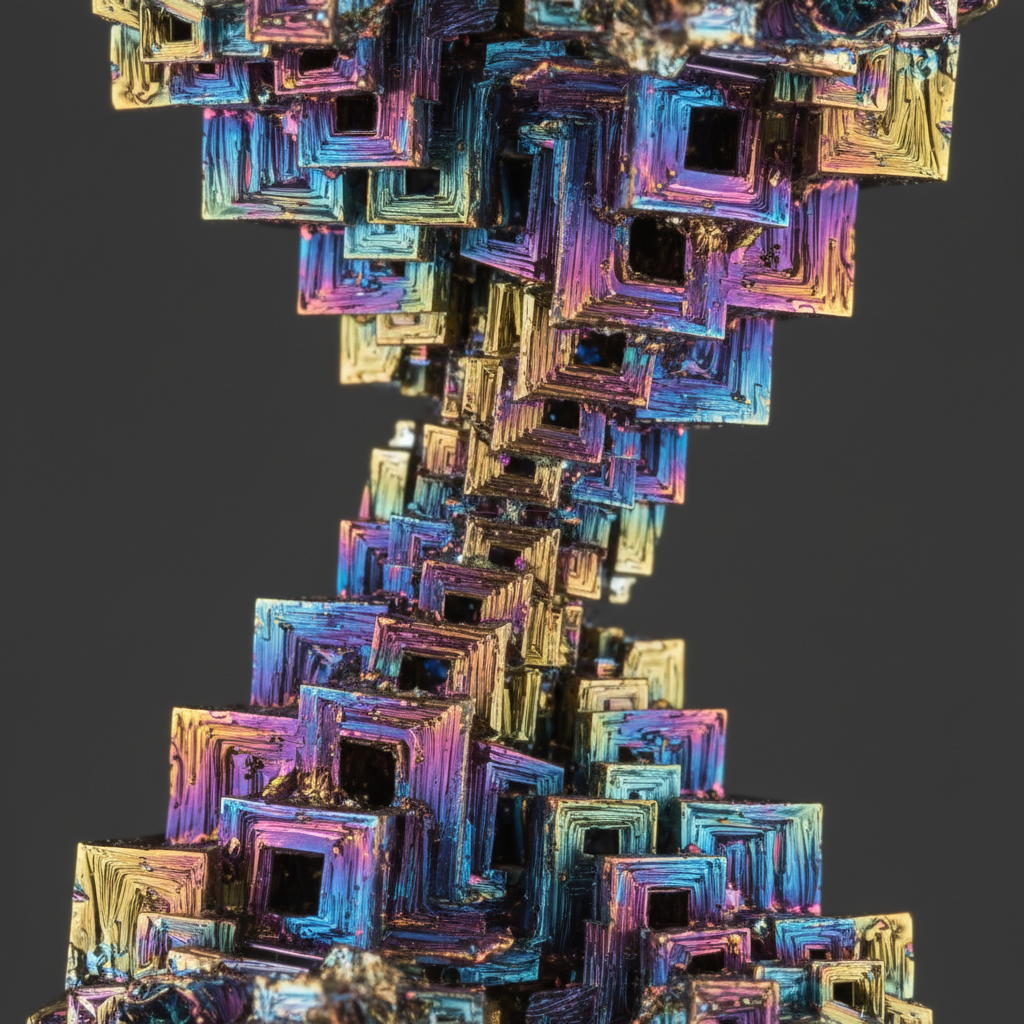 Bismuth's Rainbow Metropolis