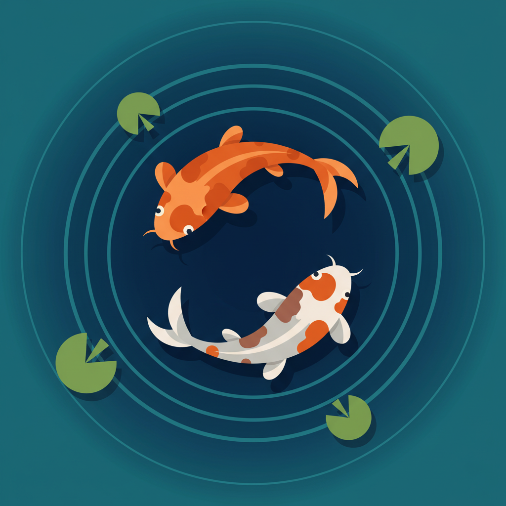 The Geometric Koi: Harmony in Geometry