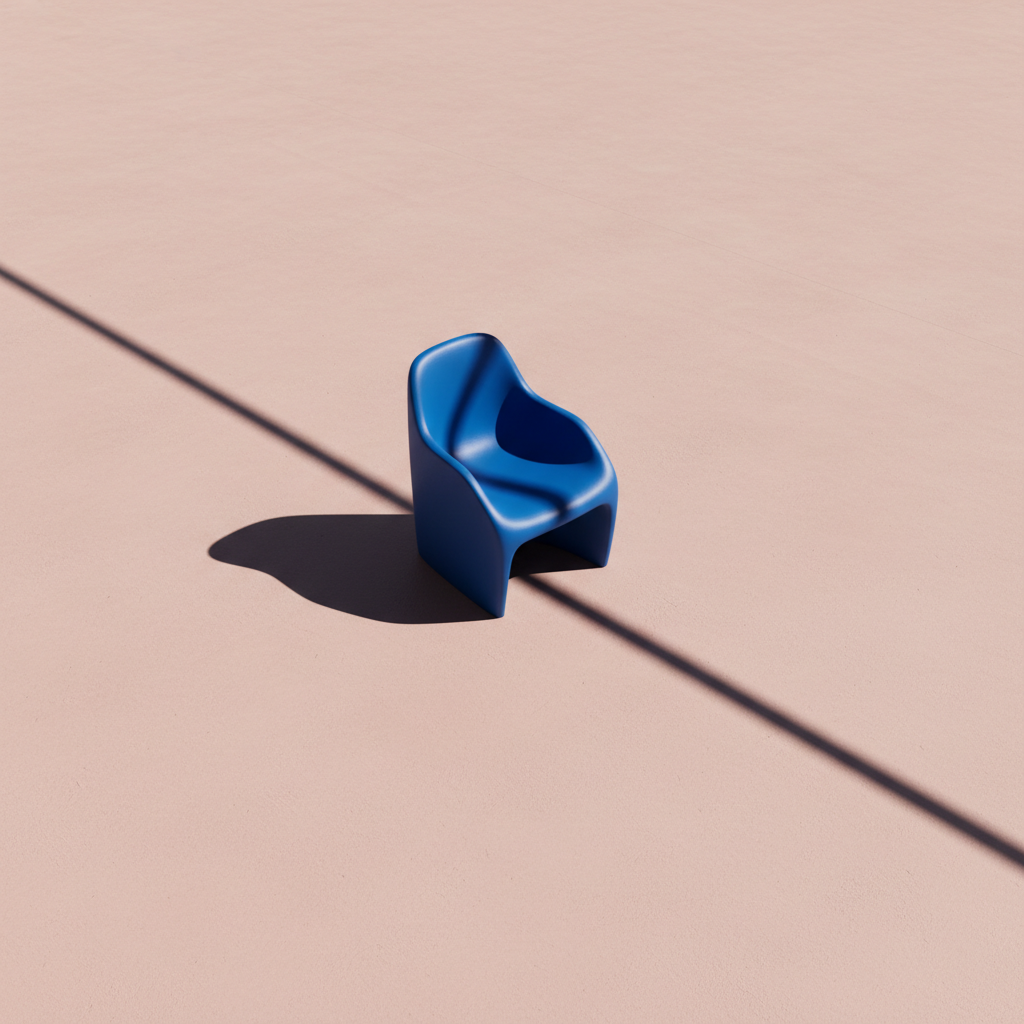 Cobalt & Blush: The Shadow Study