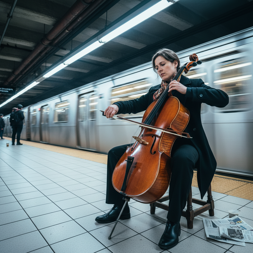 Underground Sonata: The Cellist's Commute