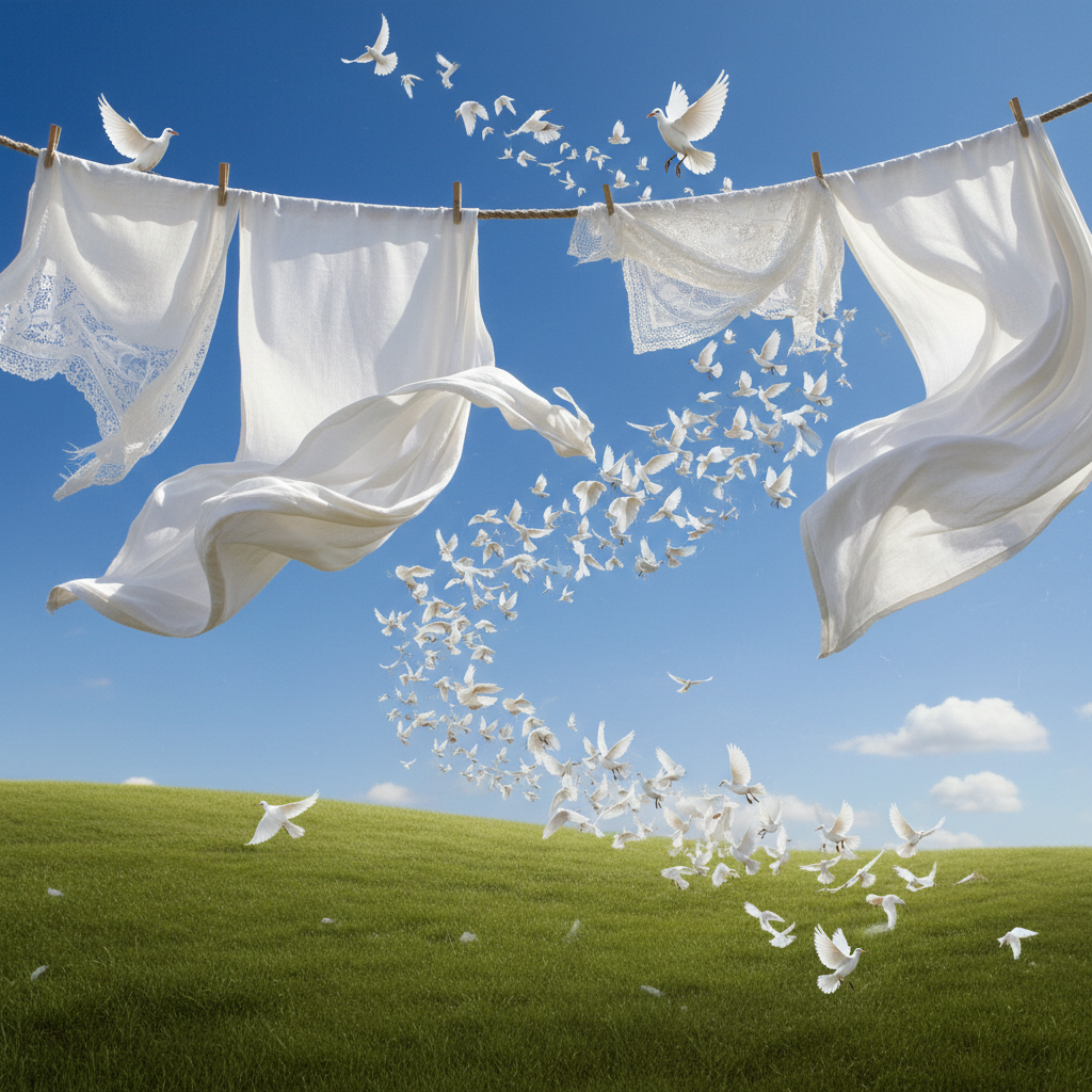 Linen Flight: Metamorphosis of the Breeze