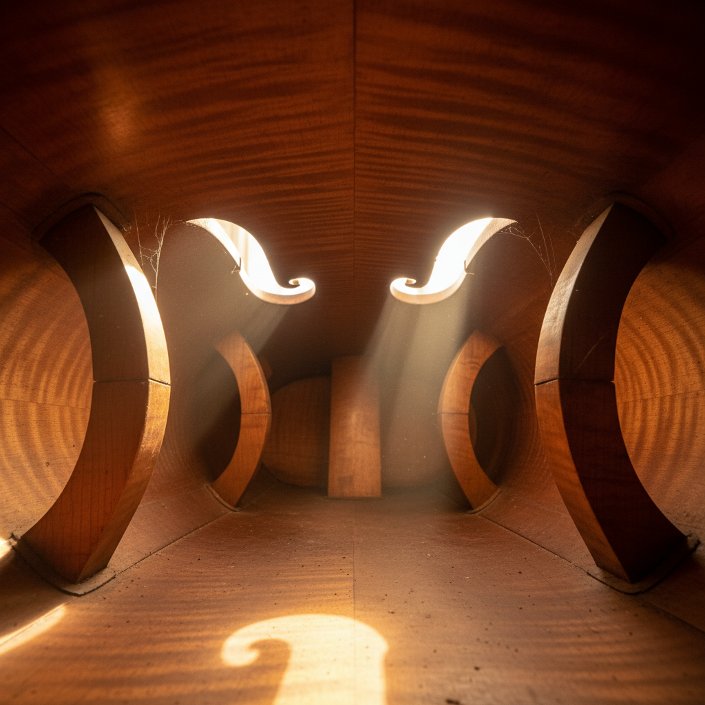 The Wooden Cathedral: Sonata of Light and Silence