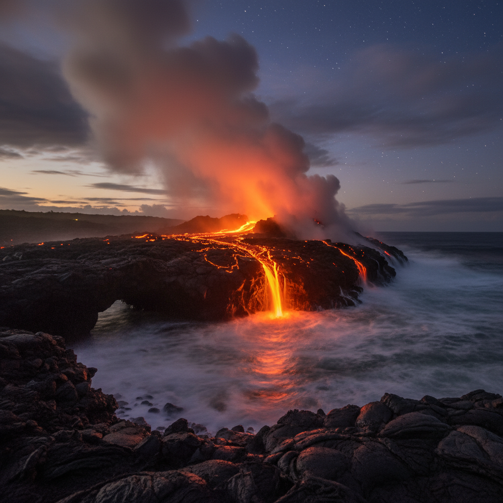 The Molten Meridian: Fire and Tides