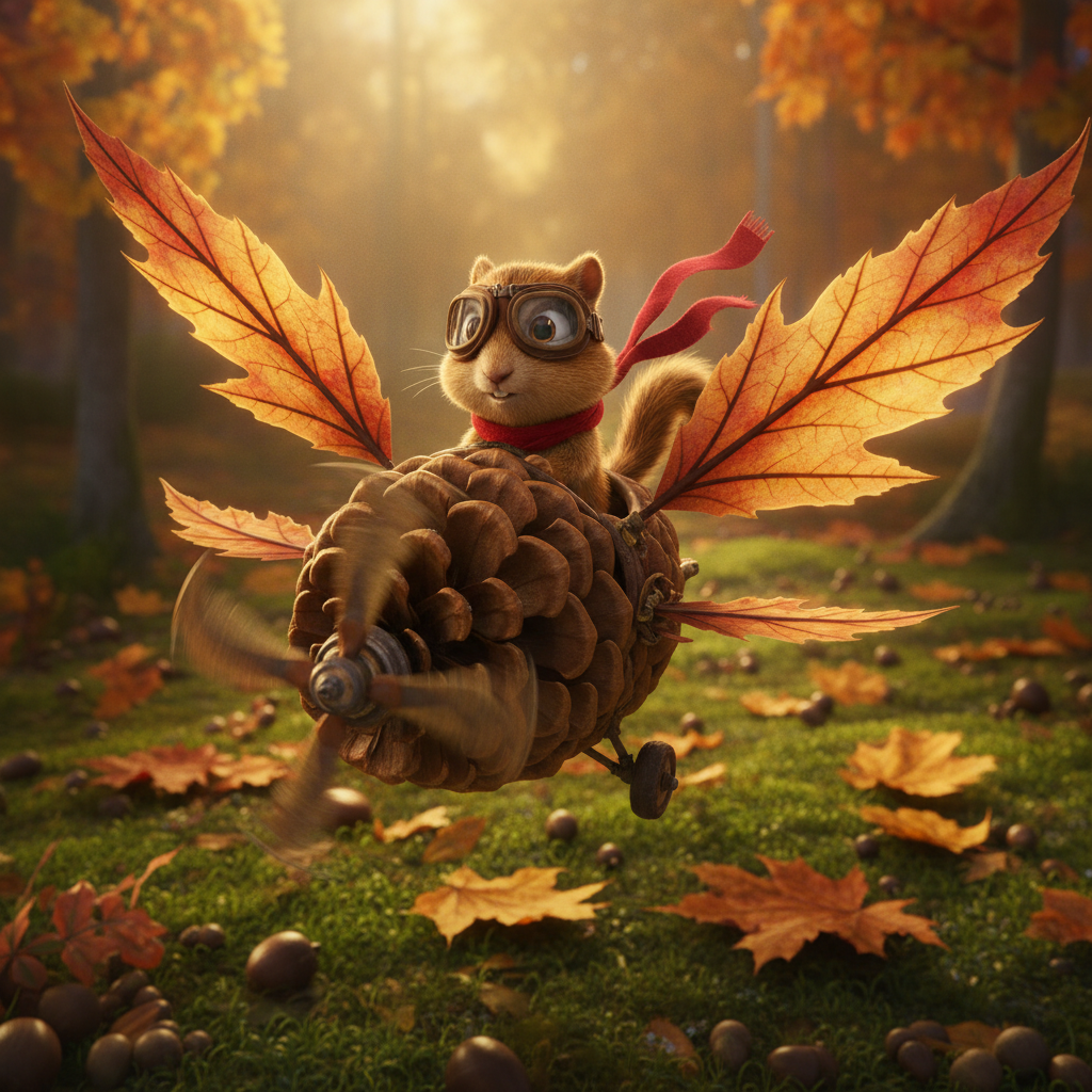 The Acorn Ace: Autumnal Flight