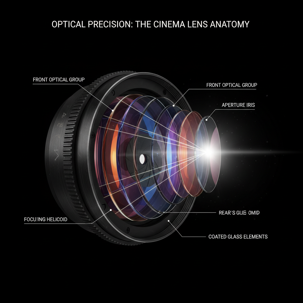 Spectral Optics: A Glimpse Within the Cinema Lens