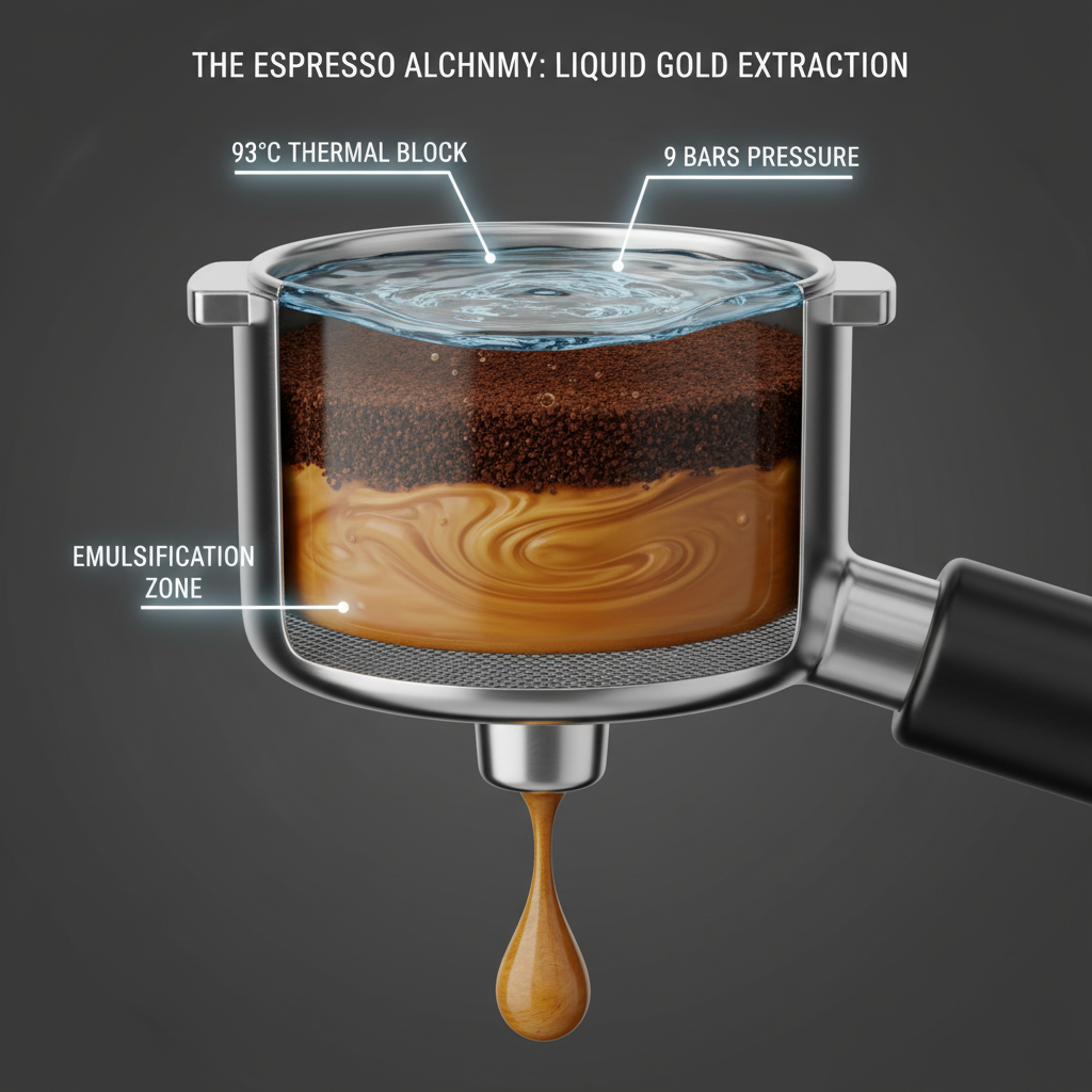 Espresso Alchemy: Liquid Gold Extraction