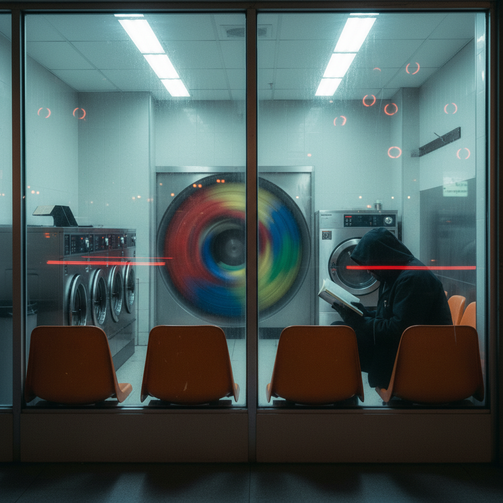 Midnight Cycle: The Laundromat Vigil