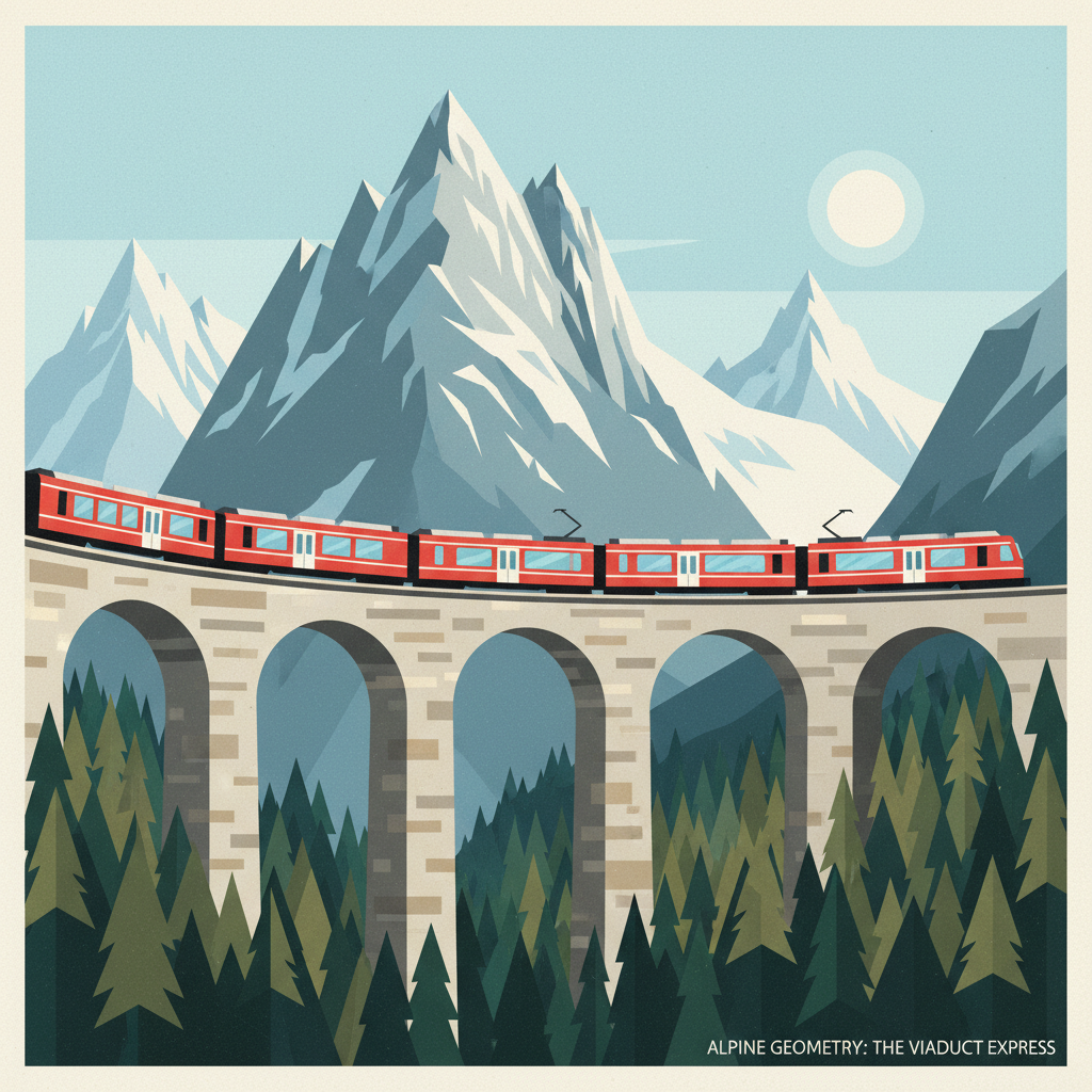 Alpine Geometry: The Viaduct Express