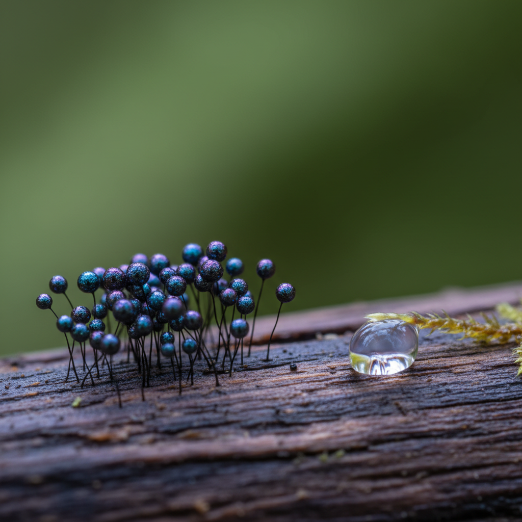 Lamproderma Iridescence: Jewel of Decay