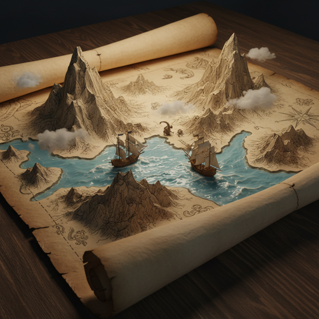 The Living Atlas: Parchment Topography