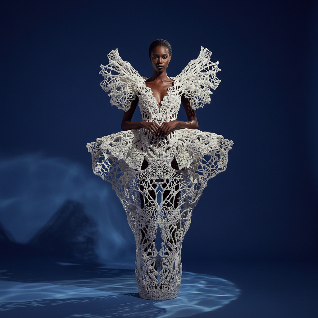 Calcified Elegance: The Coral Weaver