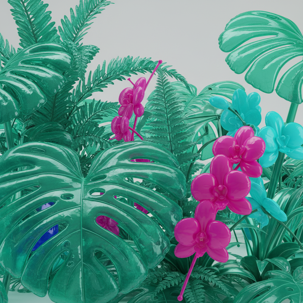 Inflated Flora: The Vinyl Conservatory