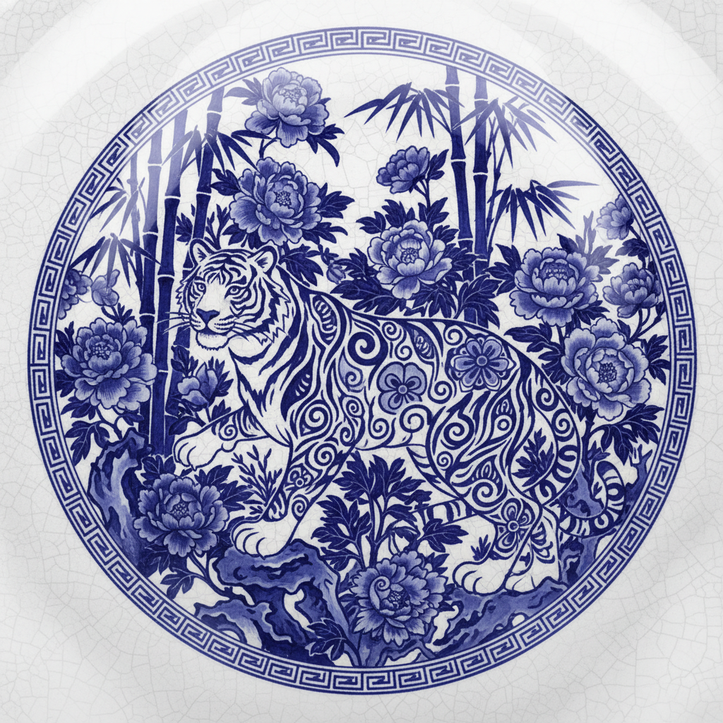Cobalt Narrative: The Porcelain Tiger