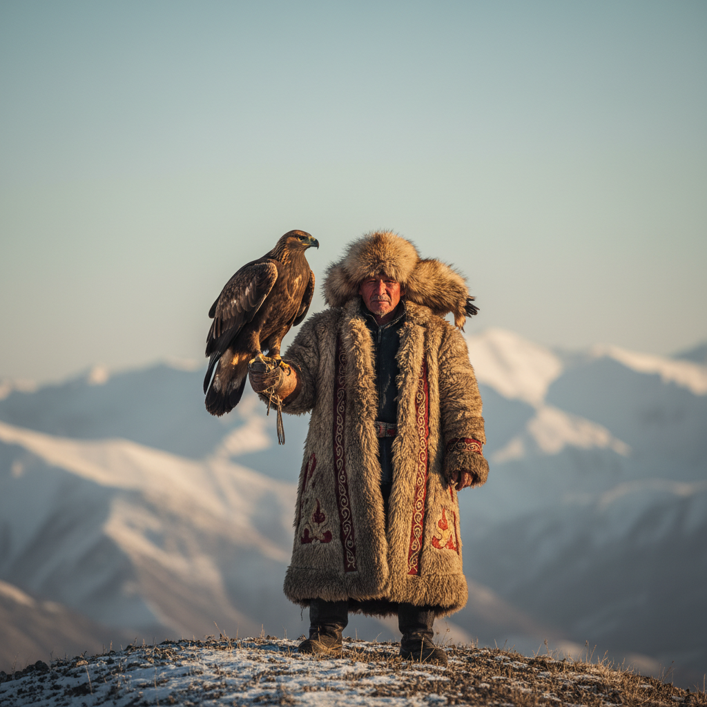 The Steppe Sentinel: Bond of the Golden Eagle