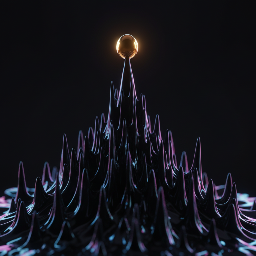 Magnetic Tides: The Ferrofluid Spire