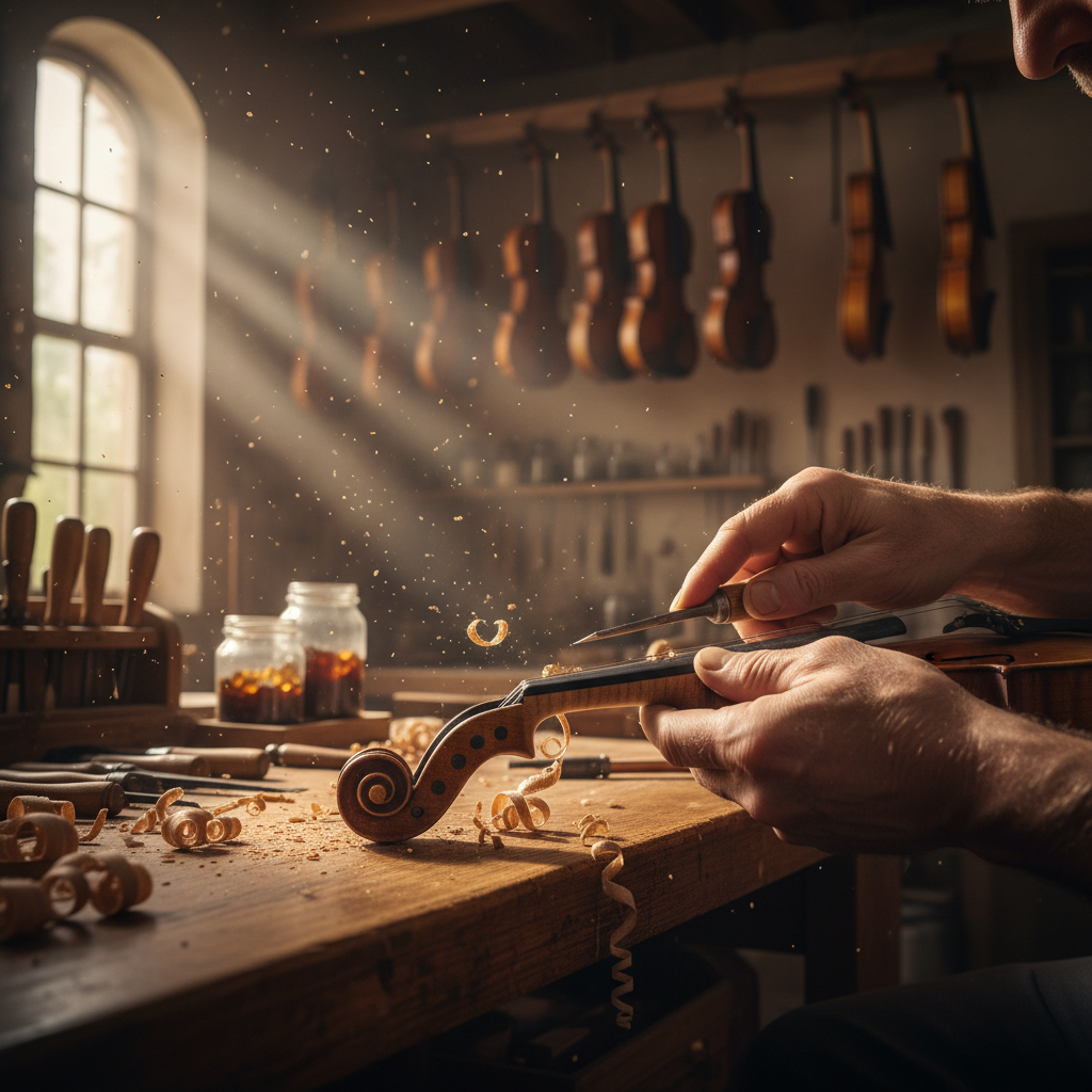 The Resonance Carver: Timber & Varnish