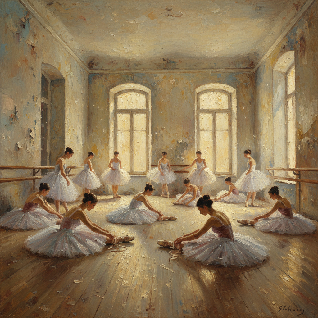 The Sunlit Rehearsal: Tulle & Dust
