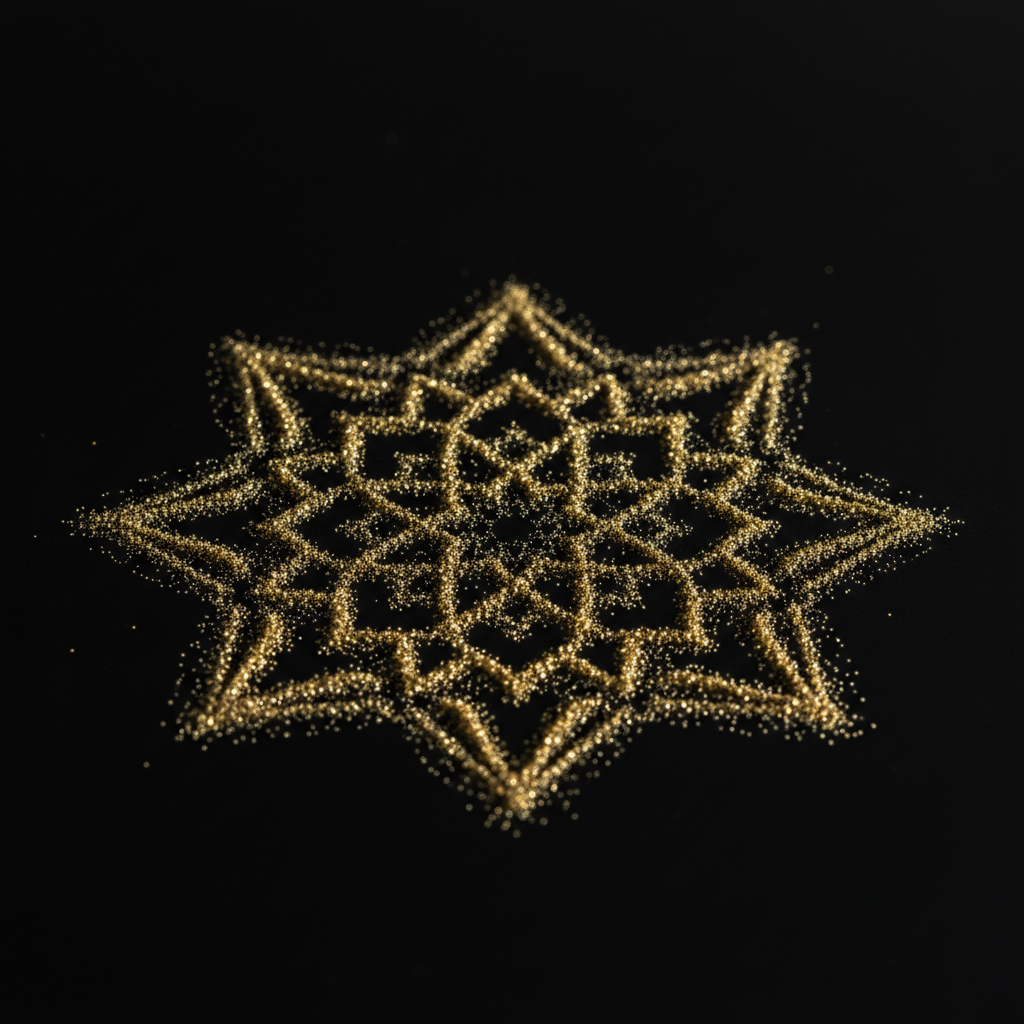 Echoes in Gold: The Chladni Starburst