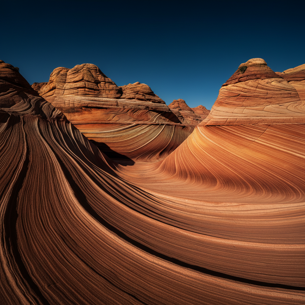Petrified Tide: Sandstone Symphony