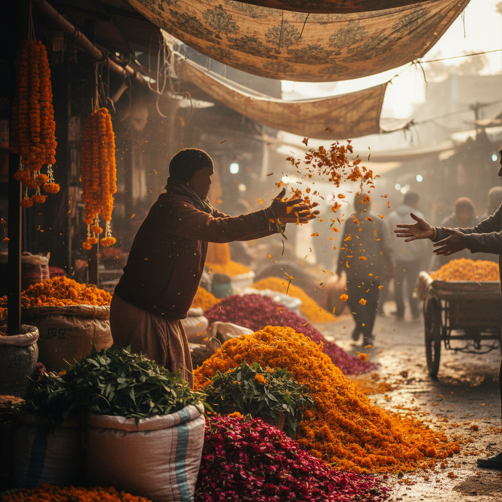 Marigold Morning: The Market's Pulse