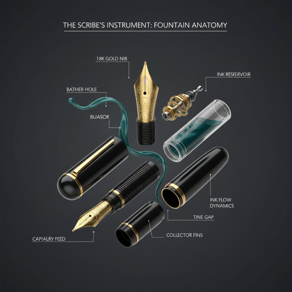 The Scribe's Instrument: Fountain Pen Anatomy